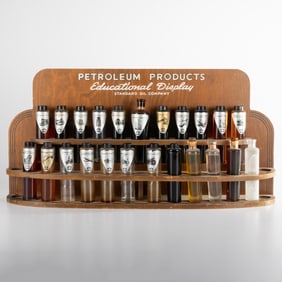 Educational Oil Sample Bottle Display