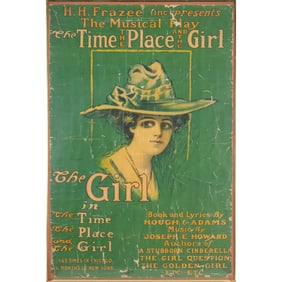The Time, the Place, and the Girl: The Musical Play Poster