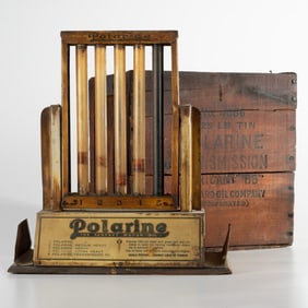Rare Polarine Counter Top Oil Variety Display