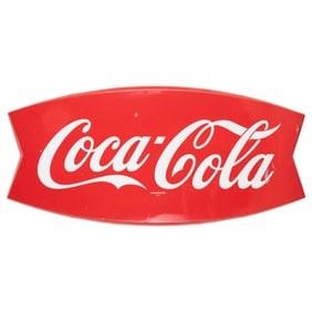 SST Coca-Cola Fishtail Sign