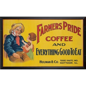 Farmers Pride Coffee Advertising Store Display