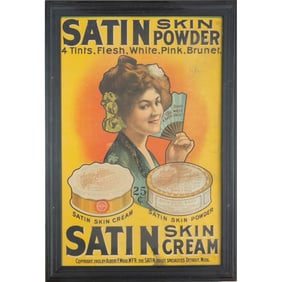Satin Skin Cream Lithograph Poster