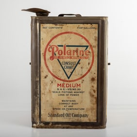 Standard Oil Polarine Five Gallon Oil Can