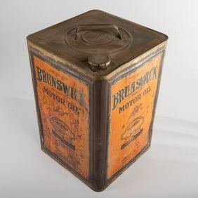 Brunswick Motor Oil Five Gallon Oil Can