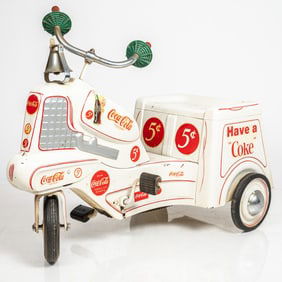 Coca-Cola Pedal Tricycle Delivery Truck