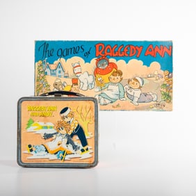 Raggedy Ann Lunch Box and Board Game