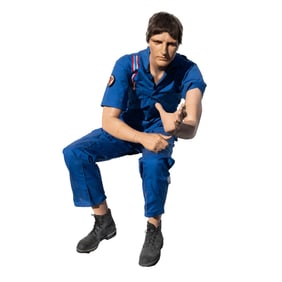 Vintage Seated Mannequin