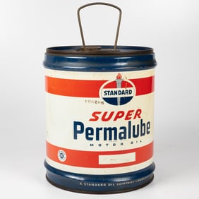 Standard Super Permalube 5 Gallon Metal Oil Can