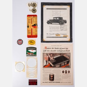 Collection Of Automobile Badges & Signs