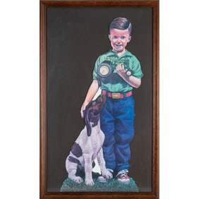 John Deere Die Cut Store Display Sign