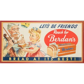 1948 Berdan's Bread Store Display