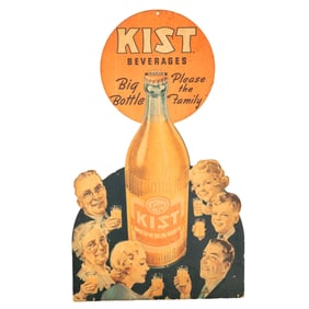 Kist Beverages Die Cut Store Display Sign