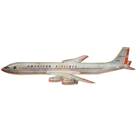 American Airlines 707 Die Cut Advertising Display Sign