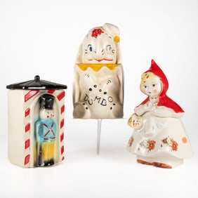 Three Vintage Ceramic Cookie Jars