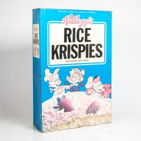 Vintage Kellogg's Rice Krispies Cereal Box Store Display