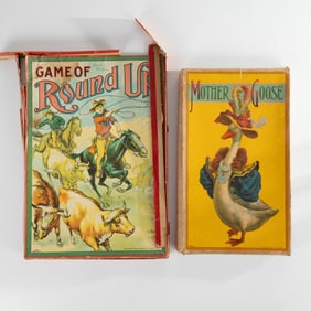 Two Antique Board Games
