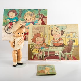 Four Official Campbell Soup Kids Collector Items