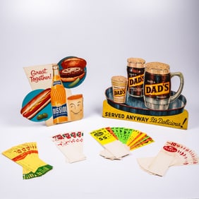 Group Of Vintage Soda Displays