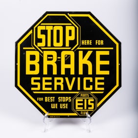 Vintage EIS Brake Service Sign
