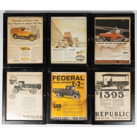 Saturday Evening Post Antique Car and Truck Advertisements