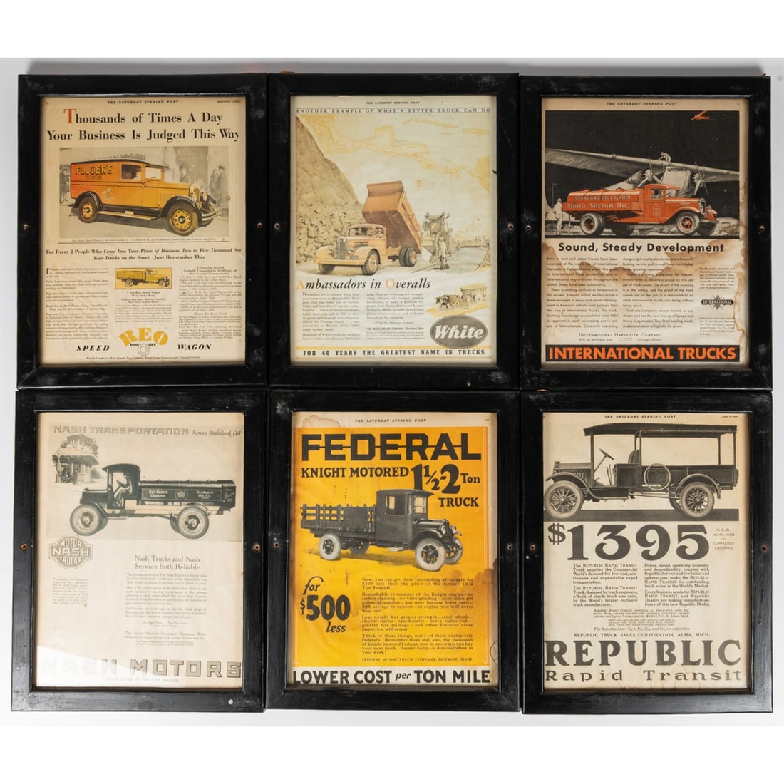 Saturday Evening Post Antique Car and Truck Advertisements (1 of 10)