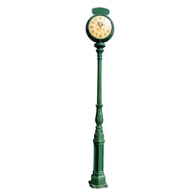 Tall Double-Sided Electric Street Clock