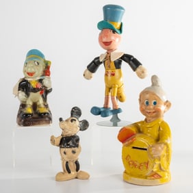 Walt Disney Character Toys and Banks