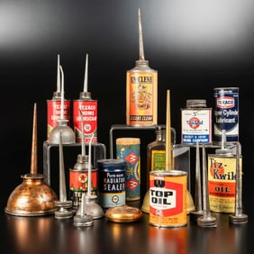 Collection Of Vintage Oilers And Sealants