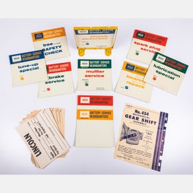 Vintage Automobile Advertising Signage