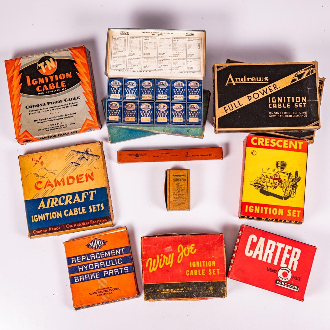 Vintage Automobile Ignition Cable Sets (1 of 6)