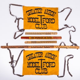 Two Vintage Model T Ford Club Signs