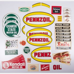 Collection Of Automobile Stickers