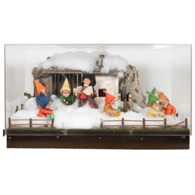 Snow White and the Seven Dwarves Automaton Table Top Display