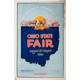 Ohio State Fair Poster ca. 1925