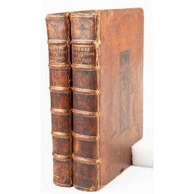 HARRIS, John (1667?-1719). Harris Collection of Voyages, Vol. I / Vol. II