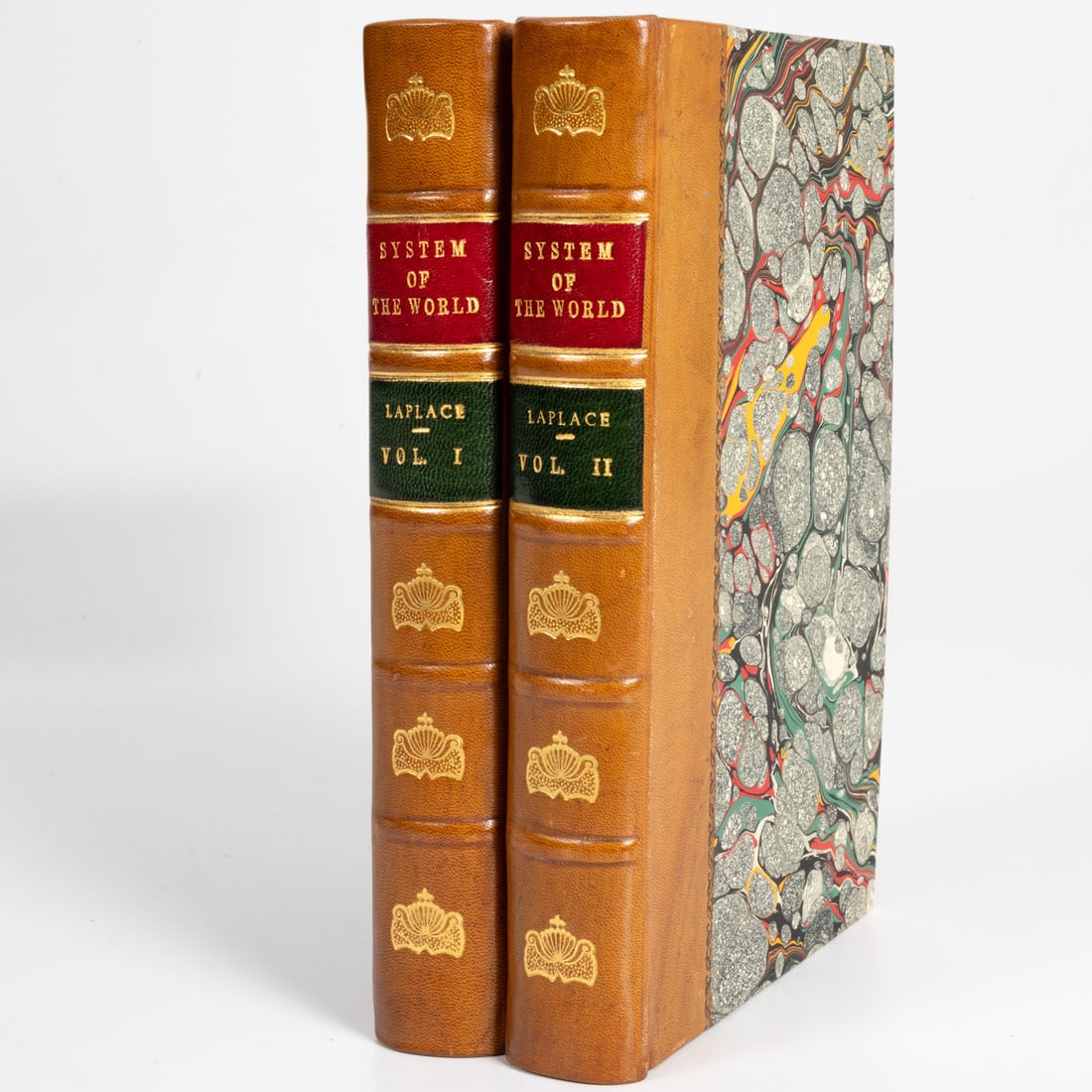 LAPLACE, Pierre Simon, Marquis de (1749-1827). System of the World.: LAPLACE, Pierre Simon, Marquis de (1749-1827). System of the World. First Edition. London: Printed for R. Phillips, Bridge Street, Blackfriars, 1809. The system of the world by P.S. Laplace; Tr. from 