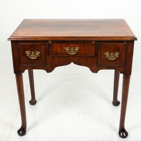 A Queen Anne Mahogany Low Boy