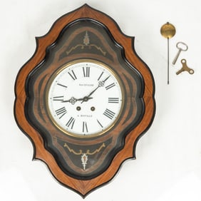 A French Macquaire A. Houdan Wall Clock