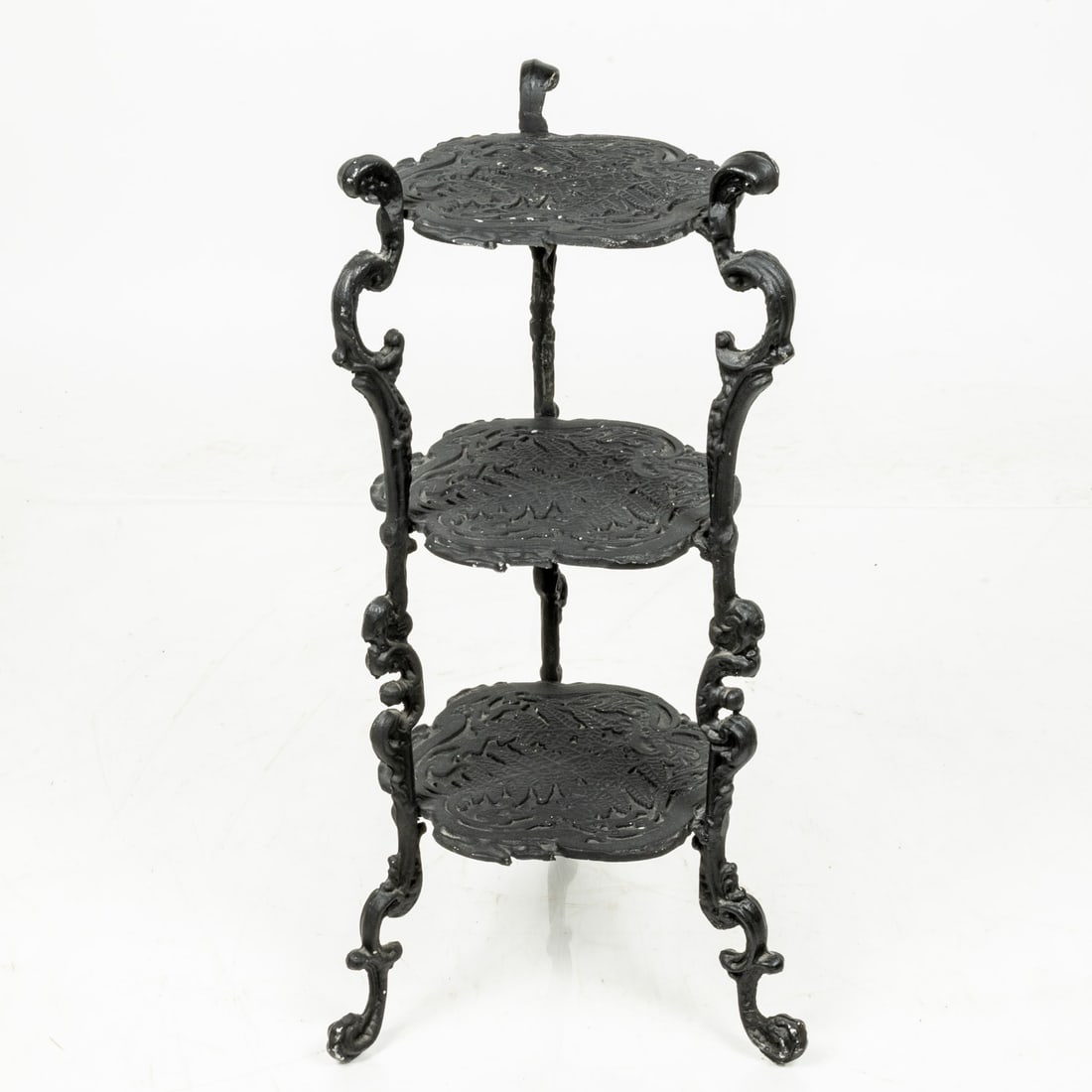 A French Cast Aluminum Etegere Plant Stand (1 of 4)