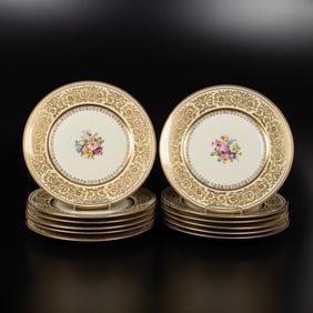 Twelve Pickard Dinner Plates