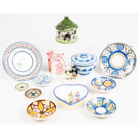 French Hand Painted Table Articles