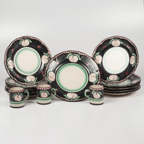 Solimeme Vietri Stoneware Plates and Mugs