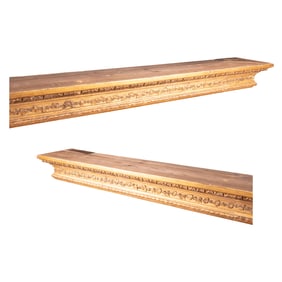 A French Gilt Carved Hardwood Drapery Valance