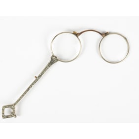 Silver Plated Lorgnette Spectacles