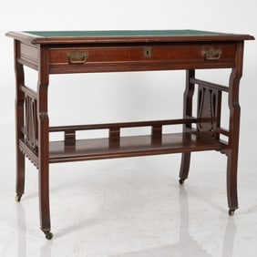 American Victorian Walnut Console Table