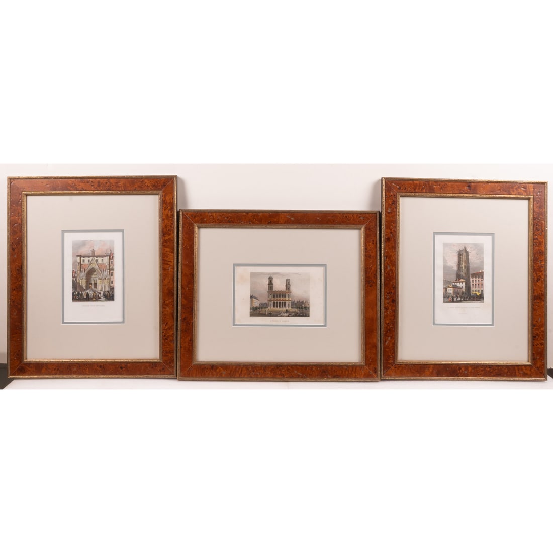 Three Handcolored Lithographs (1 of 5)