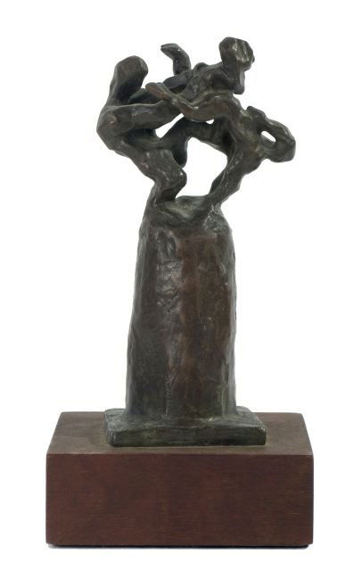 Jacques Lipchitz (1891-1973) Samson Fighting the Lion, : Jacques Lipchitz (1891-1973) Samson Fighting the Lion, Bronze, Signed and numbered. 70/120. Dimensions: h: 5.75 in. Provenance: Dr. and Mrs. Robert Schermer, Shaker Heights, OH. Exhibitions: Cleveland