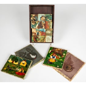 Three Continental Puzzle Block Toys