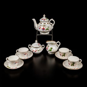 English Miniature Porcelain Tea Service