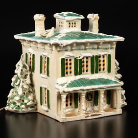 Walter Brockman Illuminated Christmas House